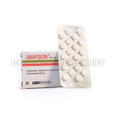 Anapolon - 50mg/tab (20tabs) - Abdi Ibrahim Turkey
