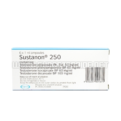 Sustanon 250 - 250mg/amp. - England